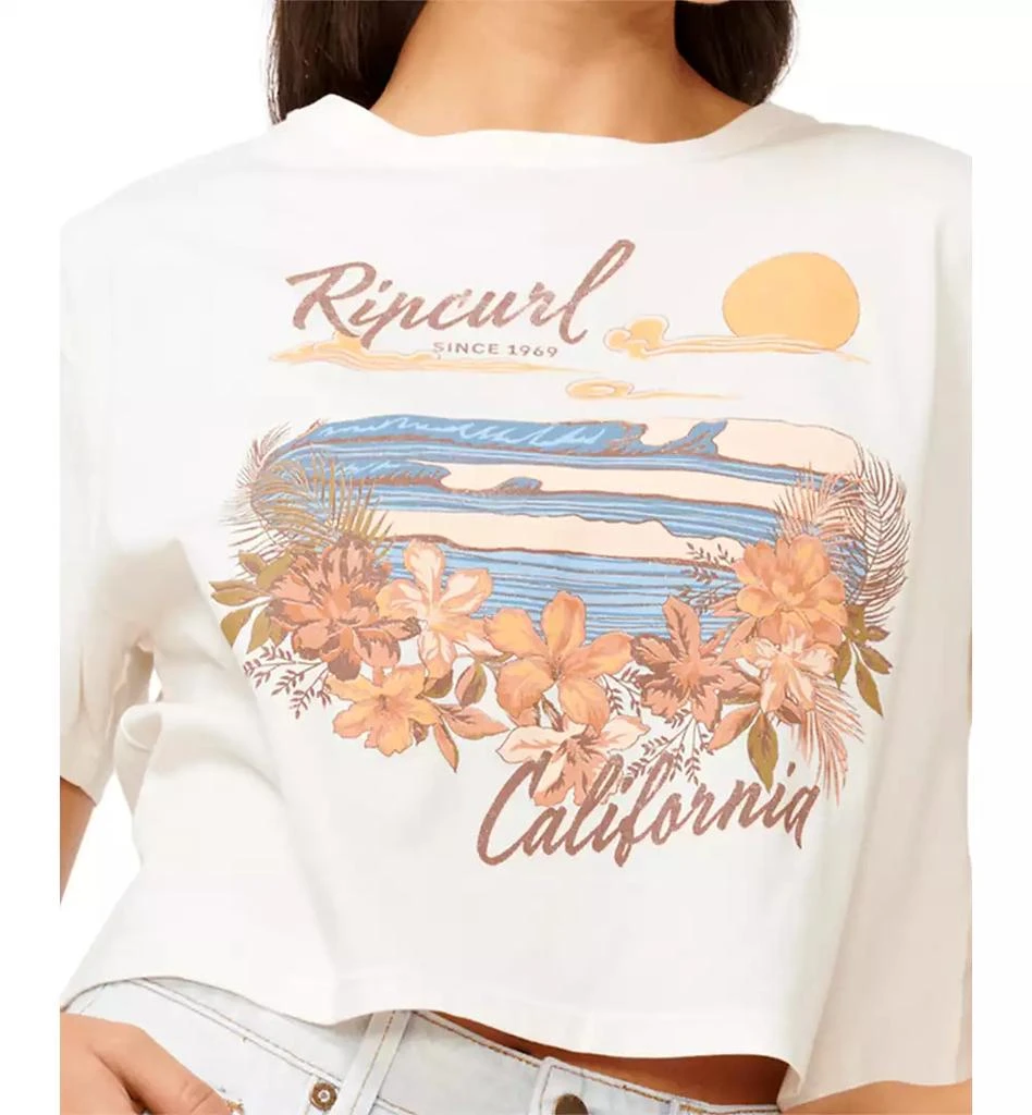 Rip Curl Juniors' Wave Gliders Cropped T-Shirt 3