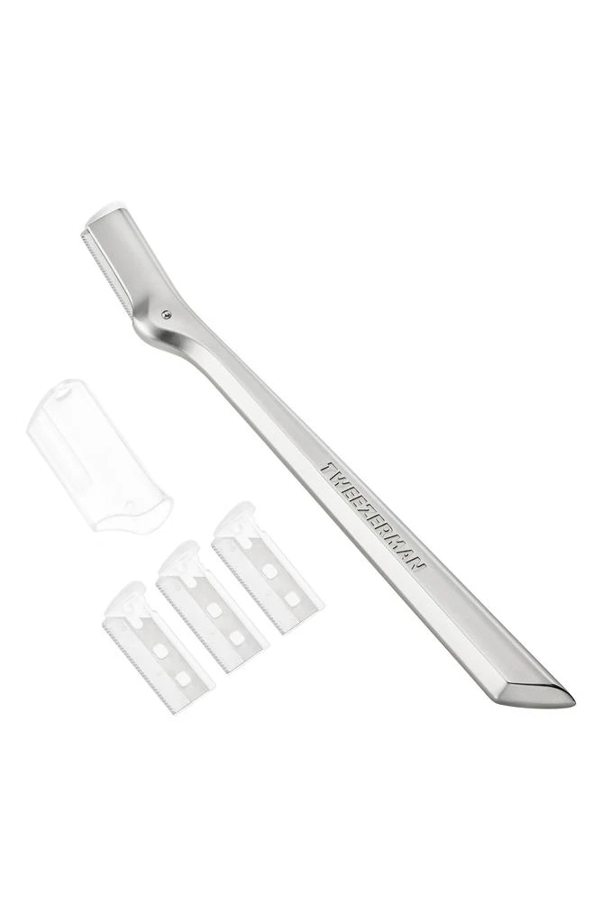 TWEEZERMAN Stainless Steel Brow Razor Kit 1