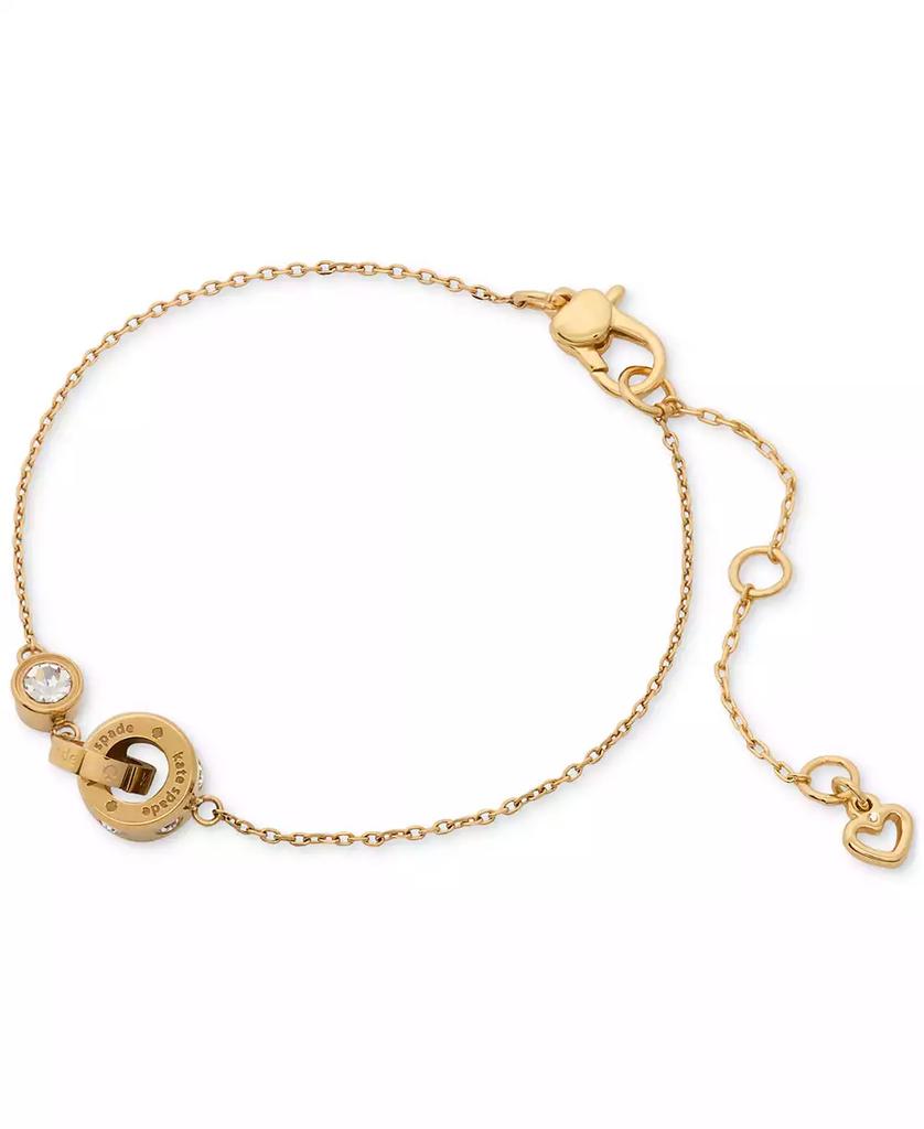 Coach Double Stitched Hearts Slider Bracelet - Fashion