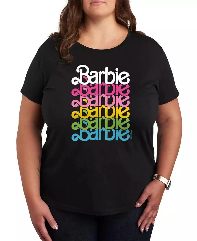 Hybrid Apparel Trendy Plus Size Barbie Graphic T-shirt 1