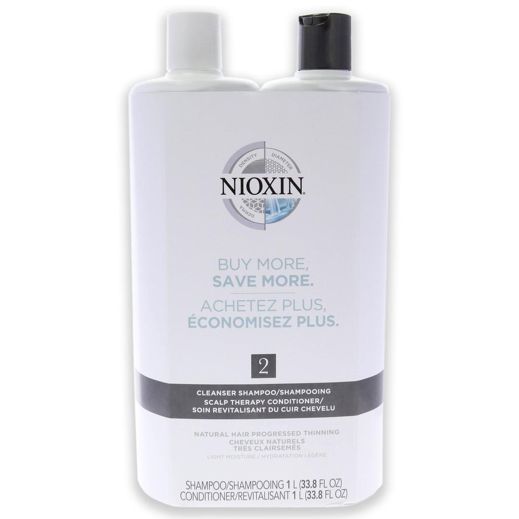NIOXIN System 2 Kit by for Unisex - 33.8oz Shampoo, Conditioner