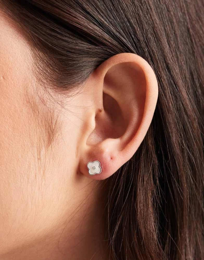 Accessorize Accessorize clover pendant earrings in 925 sterling silver