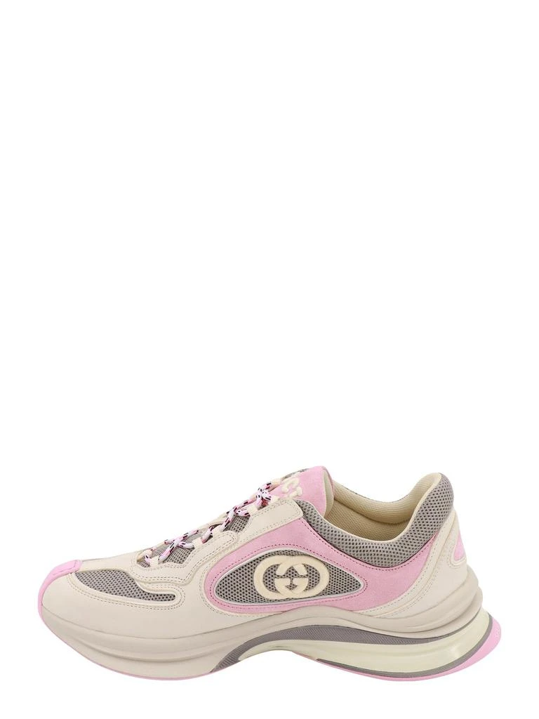 Gucci Leather and nylon sneakers with lateral GG logo 2