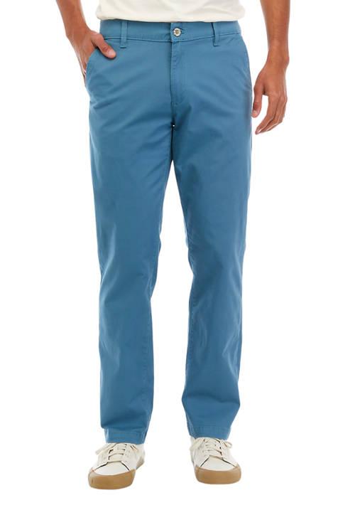 CHAPS Flex Waist Straight Fit Chino Pants