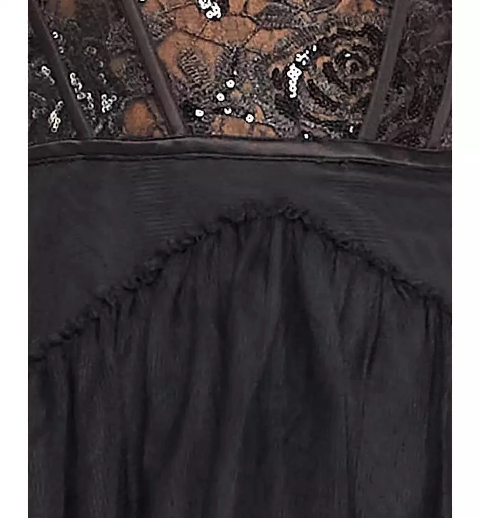 City Studios Juniors' Sequin-Corset Tie Shoulder Layered-Skirt Gown, Created for Macy's 4