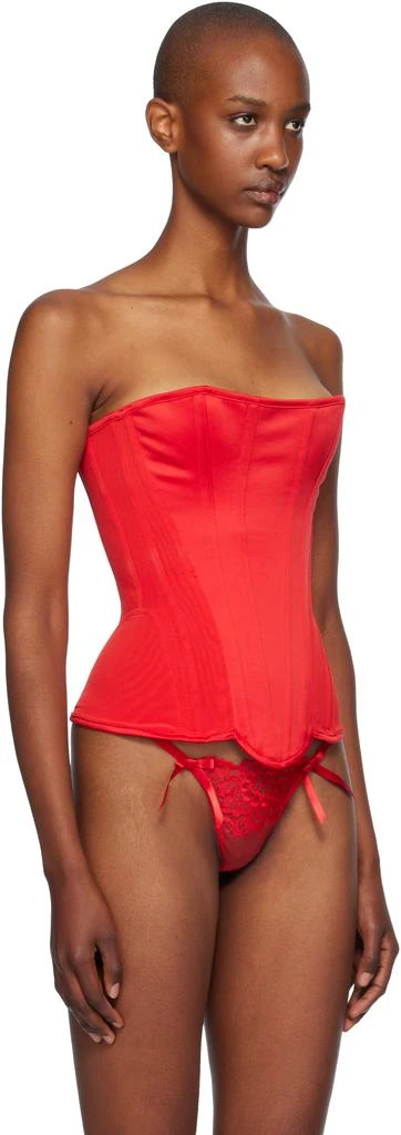 L'Agent by Agent Provocateur Red Scarlie Corset 2