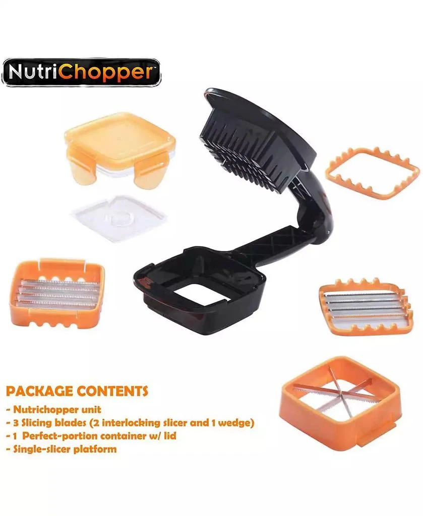 Nutri Chopper 5-in-1 Compact Portable Handheld Kitchen Slicer with Storage Container 3