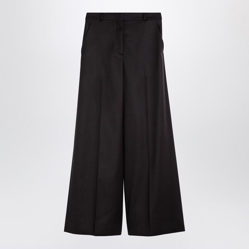 Stella McCartney Stella McCartney Dark Chocolate Wide Leg Pants In