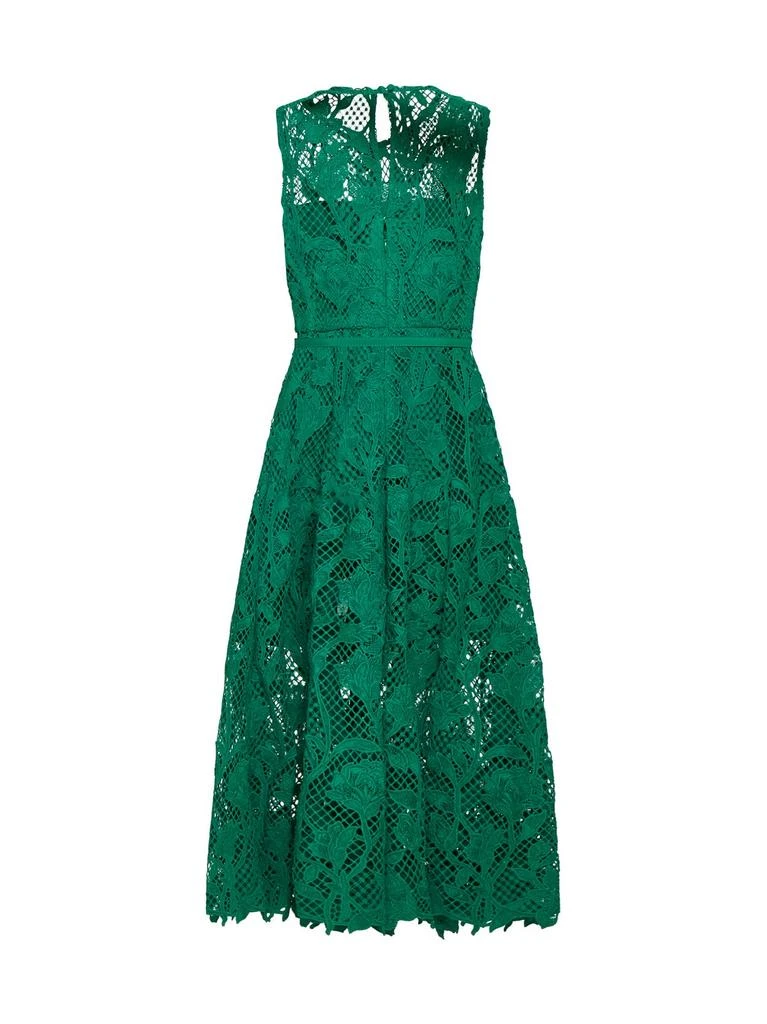 Self Portrait Self-Portrait Lace Sleeveless Midi Dress 2