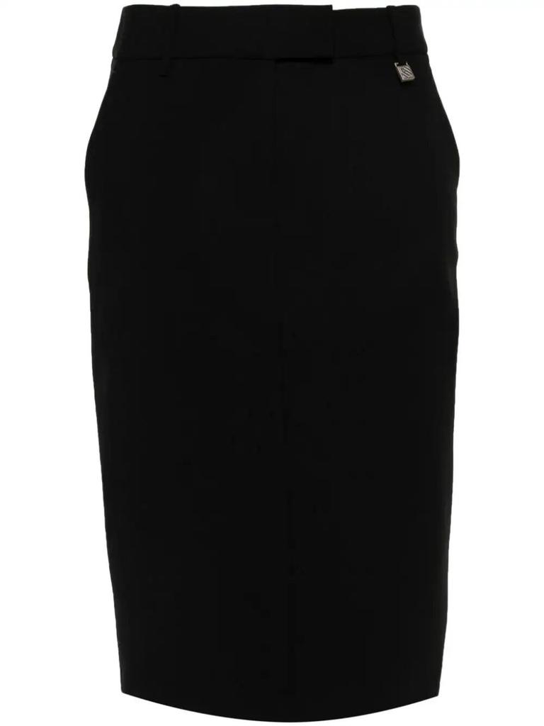 スカート Giuseppe di Morabito Midi skirt with silver rhinestones GIUSEPPE DI MORABITO Giuseppe Di Morabito Midi Skirt With