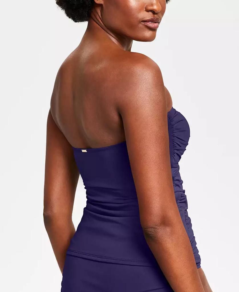 Anne Cole Twist-Front Ruched Tankini Top