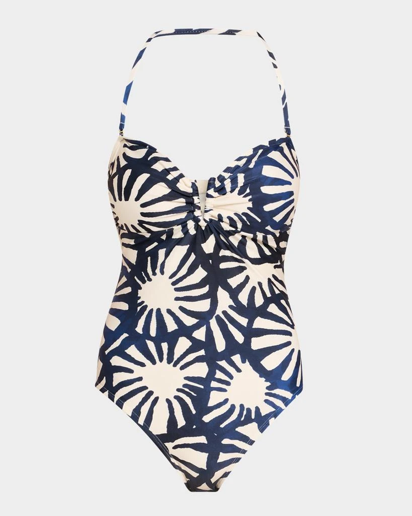 LENNY NIEMEYER Sunflower Bandeau V One-Piece Swimsuit 1