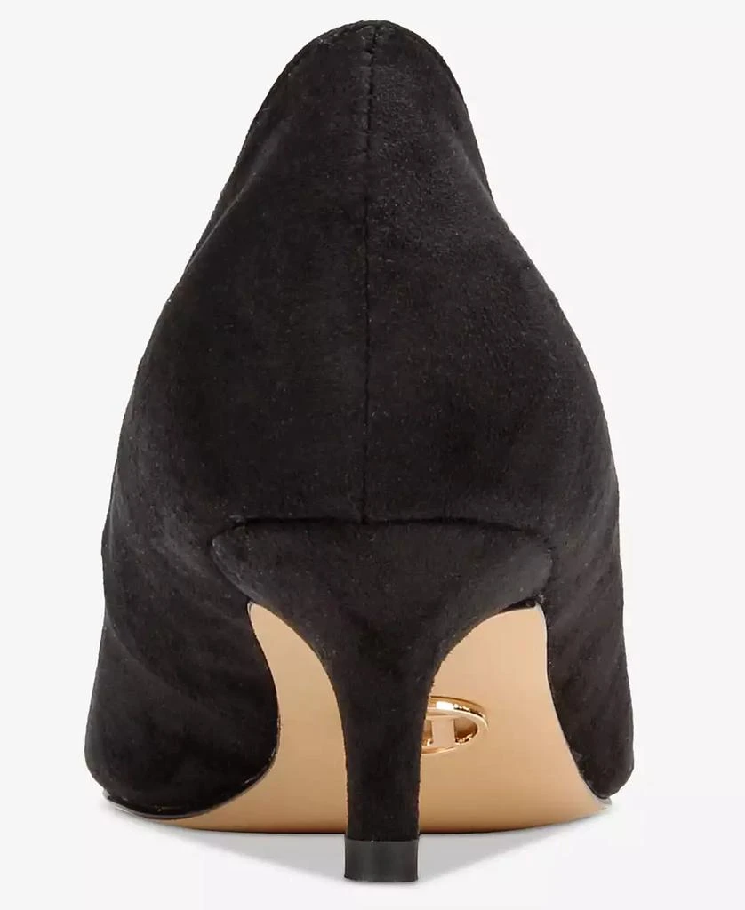 THINGS II COME Women
s Jacey Luxurious Pointed-Toe Kitten Heel Pumps 3