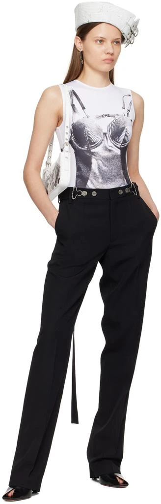 Jean Paul Gaultier Black Overall Buckle Trousers 4