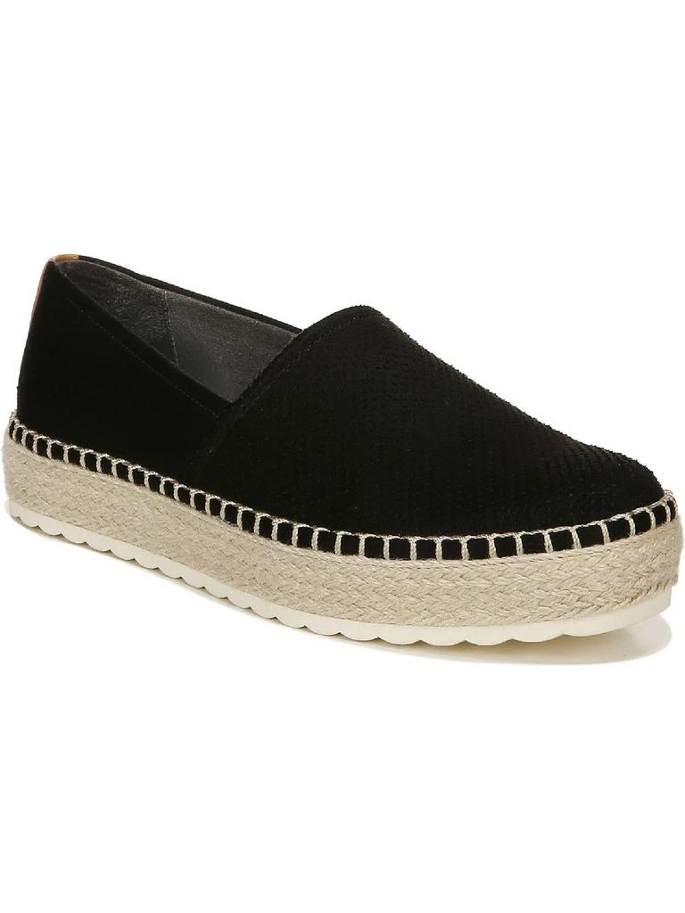 Dr. Scholl's Shoes Sunray Womens Faux Suede Slip On Platforms 1