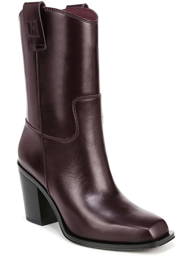 Franco Sarto Womens Solid Square Toe Mid-Calf Boots 4