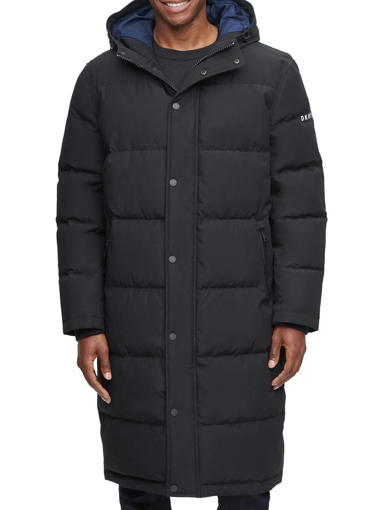 DKNY Classic Fit Quilted Parka Jacket 1
