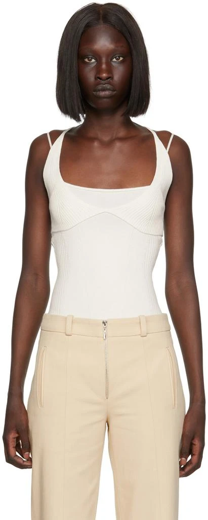 Anna October White Brigitte Bodysuit 1