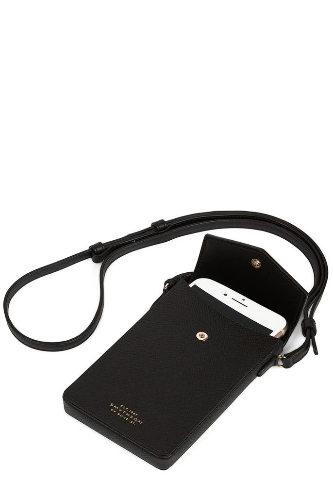 SMYTHSON Envelope phone case crossbody in panama 2
