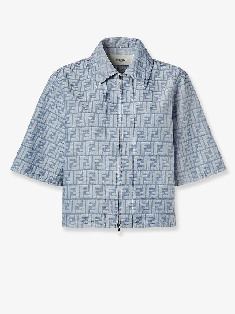 Fendi FF cotton and linen shirt/jacket 1