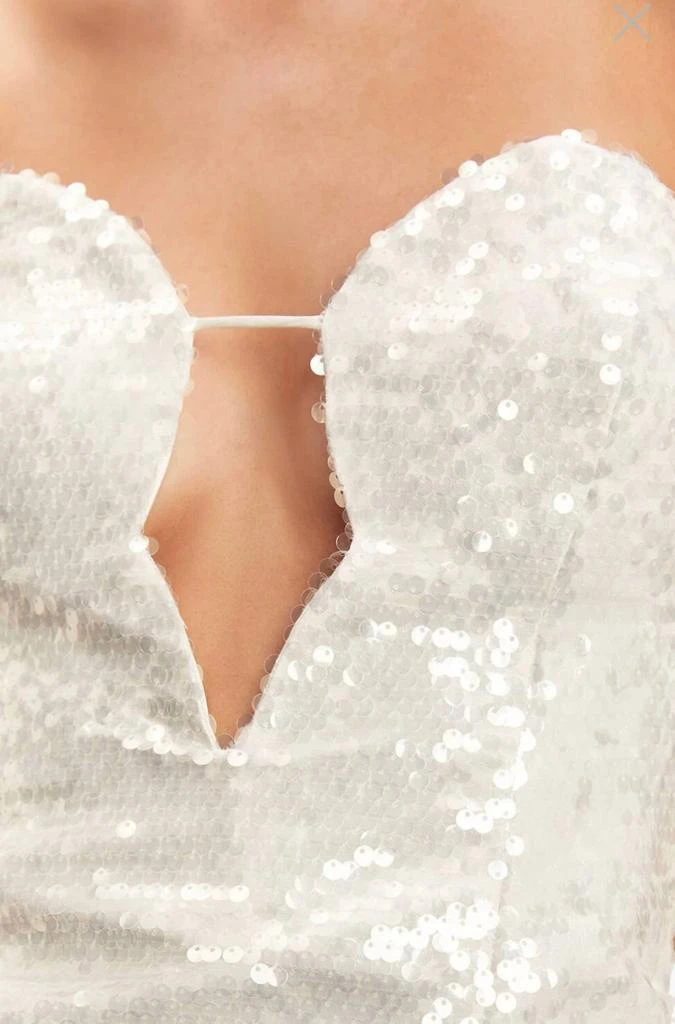 Bardot Jinxa Sequin Dress In Nude Sequin 4