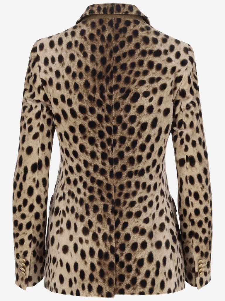TAGLIATORE Double-breasted Jacket With Leo Pattern - Suits