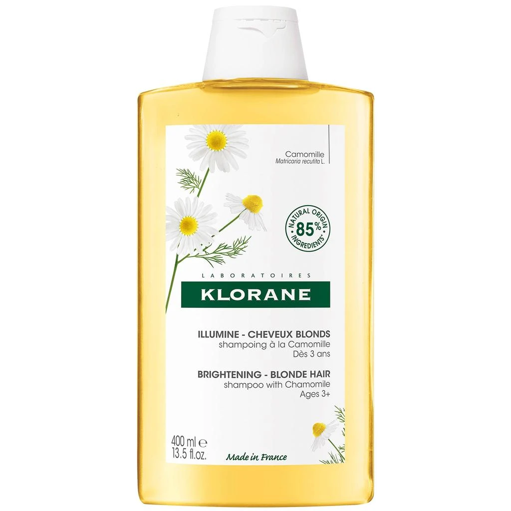 KLORANE KLORANE Brightening Shampoo with Chamomile for Blonde Hair 400ml 1