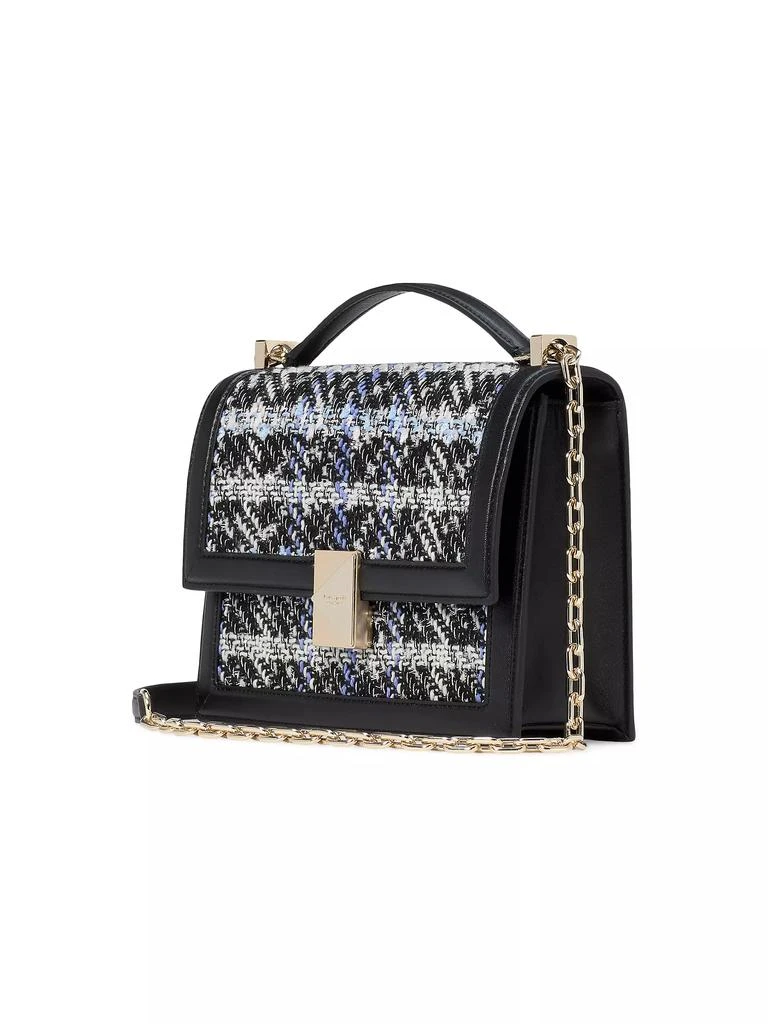 Kate Spade Deco Plaid Tweed Chain Shoulder Bag 3