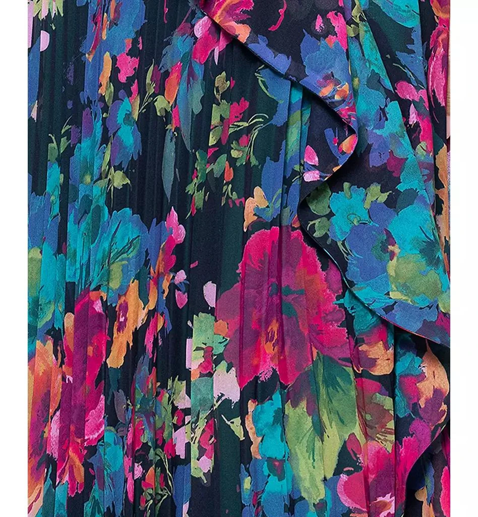 XSCAPE Women's Floral-Print Sweetheart-Neck Gown 5