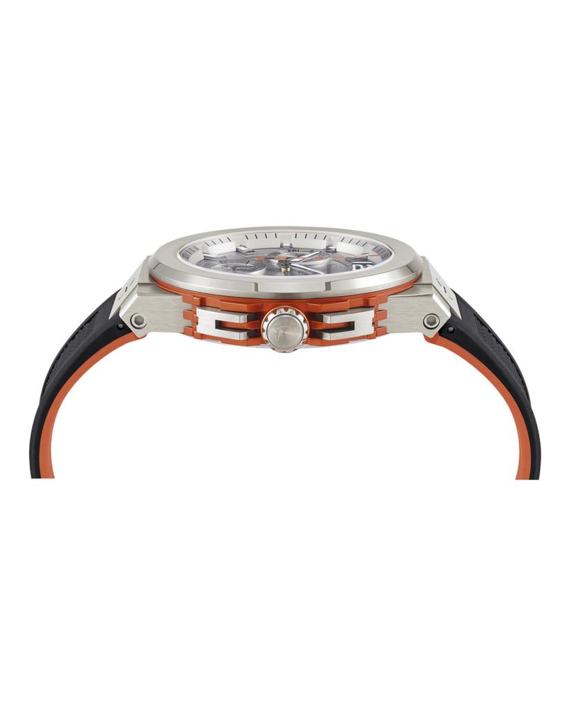 Salvatore Ferragamo F-80 Titanium Tech Silicone Watch