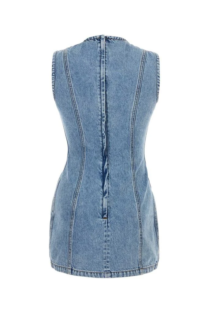 blue a line mini dress Lady Black Tie - 26443 - Ava Presley - Floral Corset A-line Mini Dress