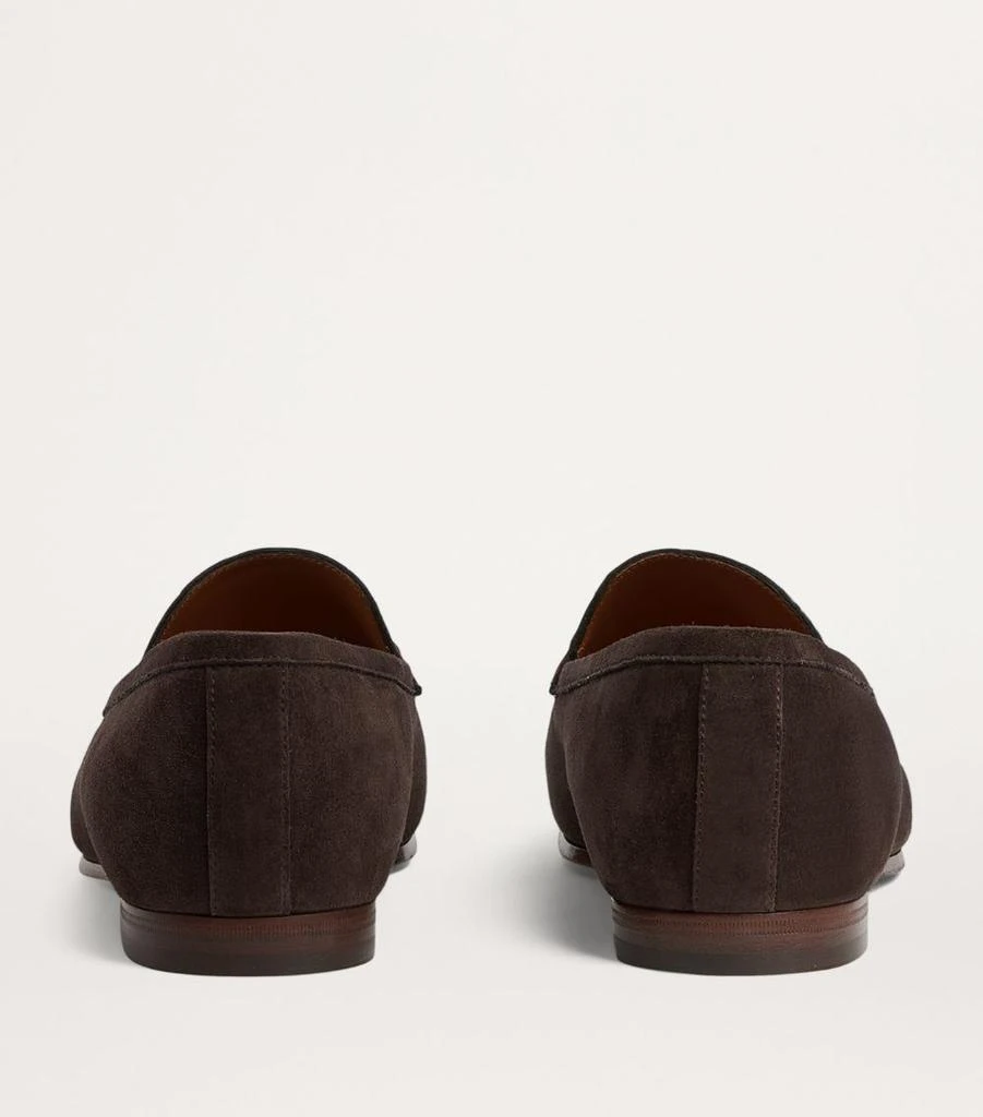 Gucci Suede Horsebit Loafers 4