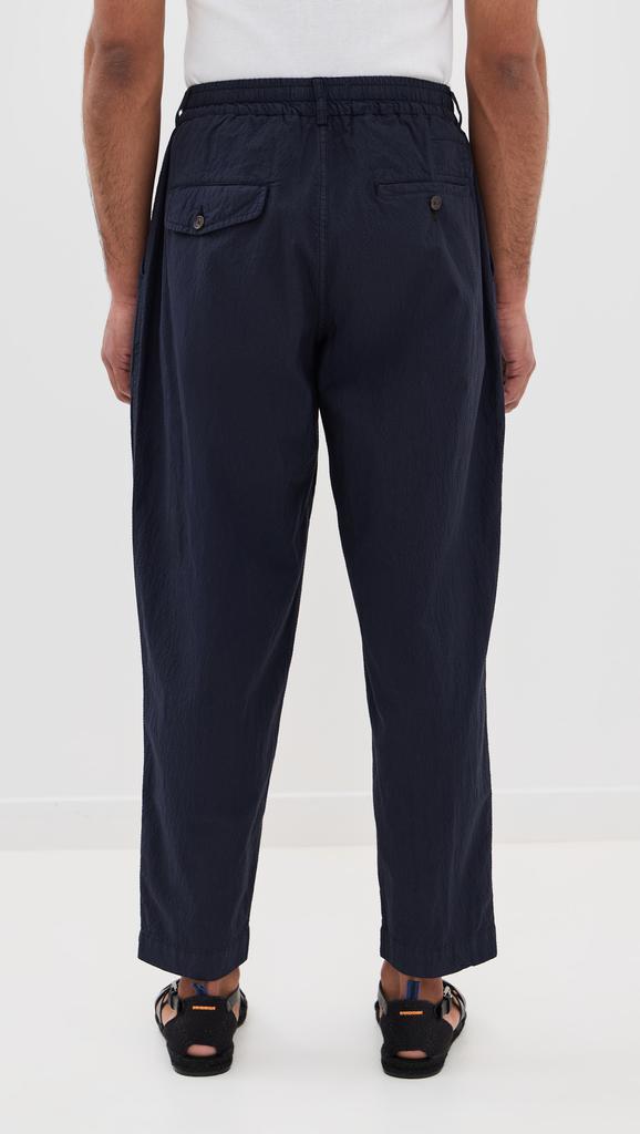 Universal Works Seersucker Pleated Track Pants