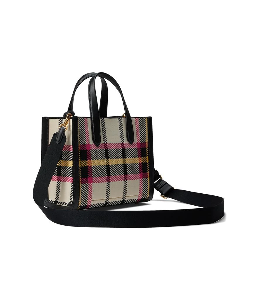Kate Spade Manhattan Museum Plaid Knit Jacquard Small Tote 2