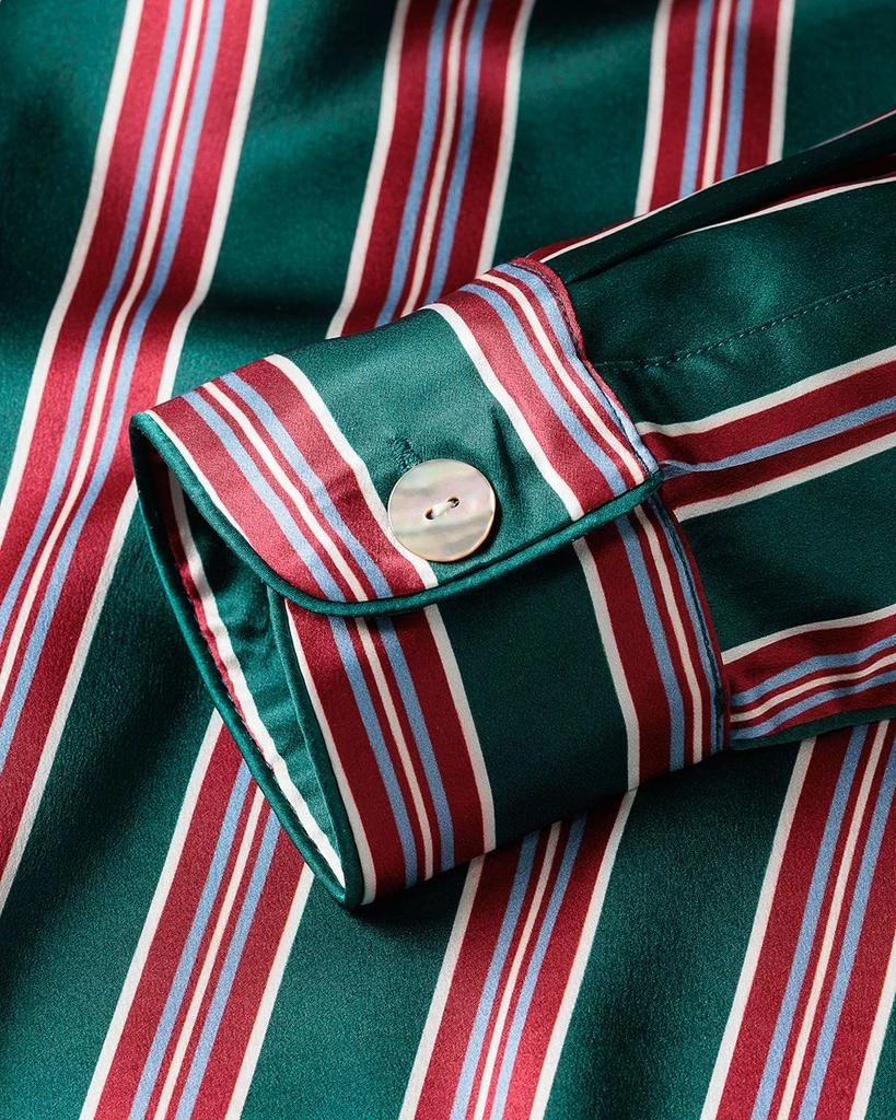 Petite Plume Lancaster Silk Stripe Pajama Set 5