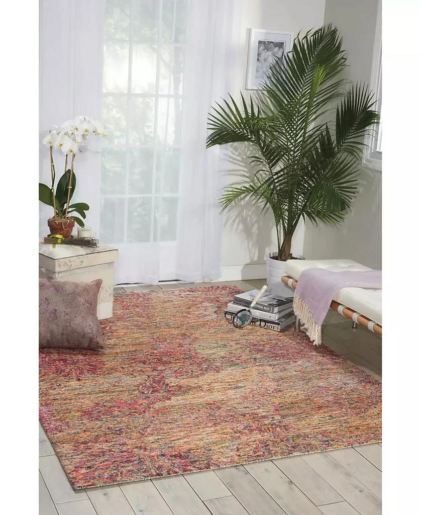 Nourison Gemstone GEM02 Beige 3'9" x 5'9" Area Rug 4