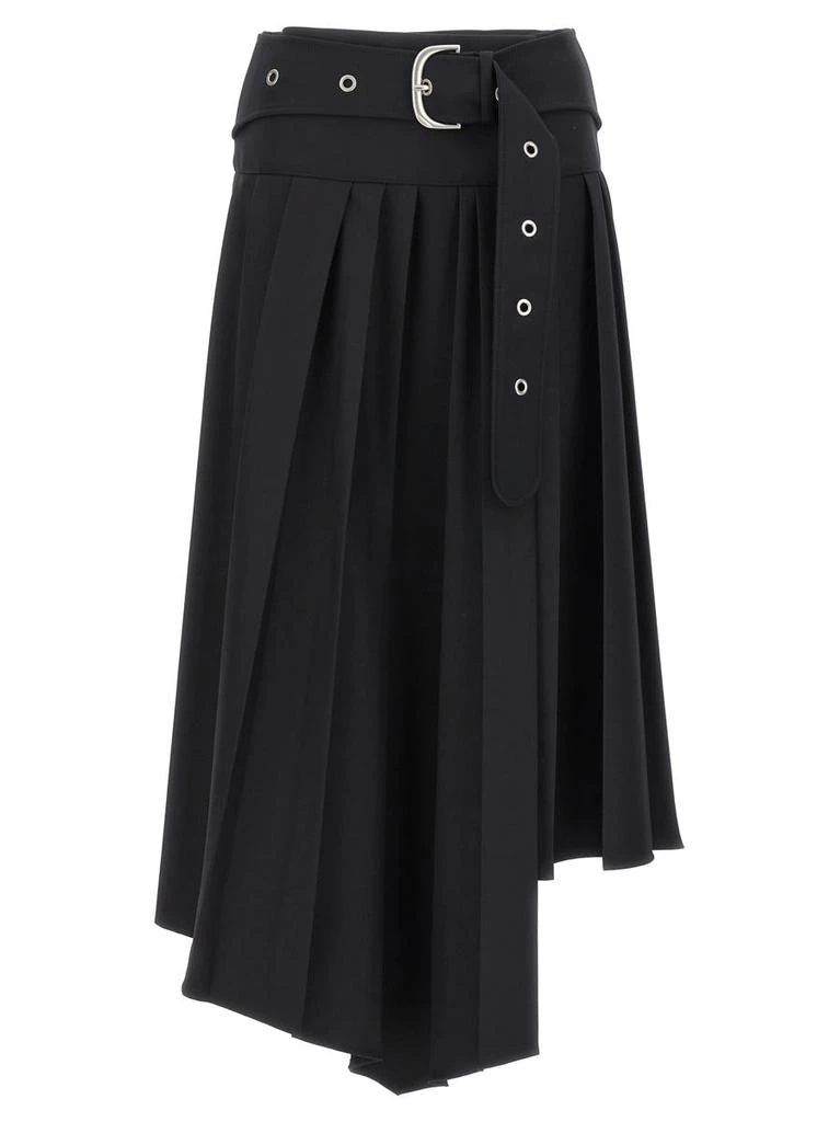 Off-White Off-White Pleated Midi Skirt 1