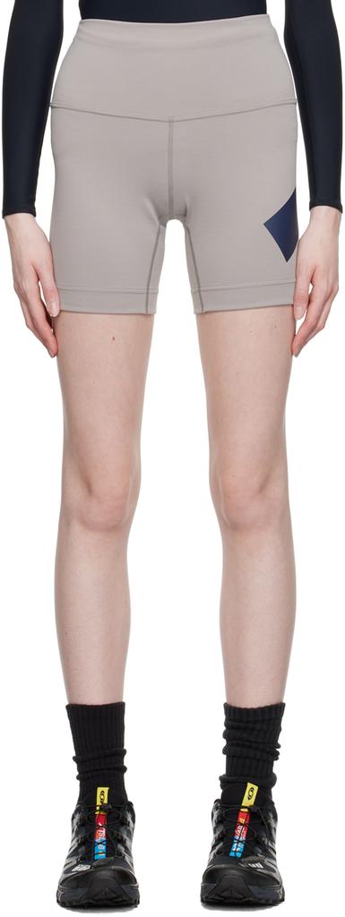 TEMPLA Gray Bonded Shorts