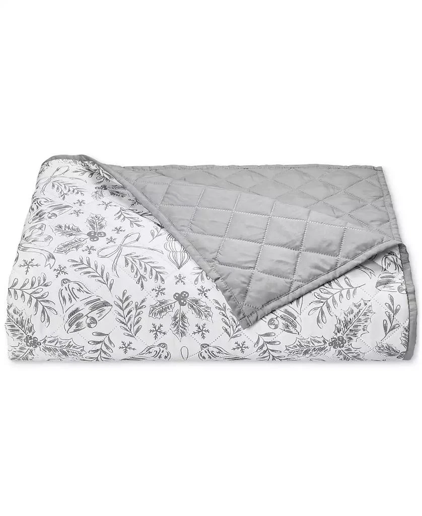 Martha Stewart Christmas Toile 3-Pc. Quilt Tote Set, Twin, Exclusively at Macy’s 2