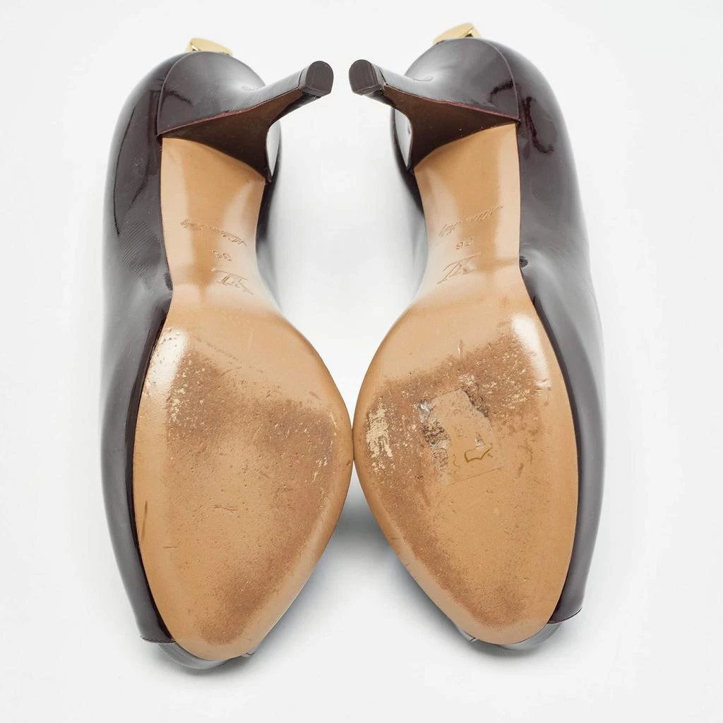 Louis Vuitton Louis Vuitton Burgundy Patent Oh Really! Pumps Size 36 6