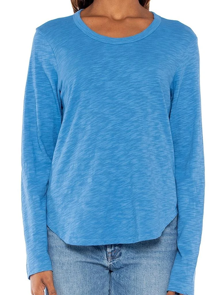 Wilt Shrunken Crew Long Sleeve Shirttail Slub Tee 7