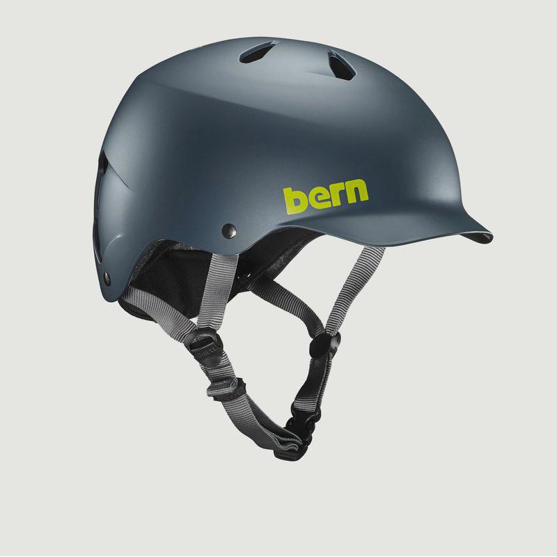 Bern Watts EPS Matte Muted Teal Bike Helmet Duck blue BERN