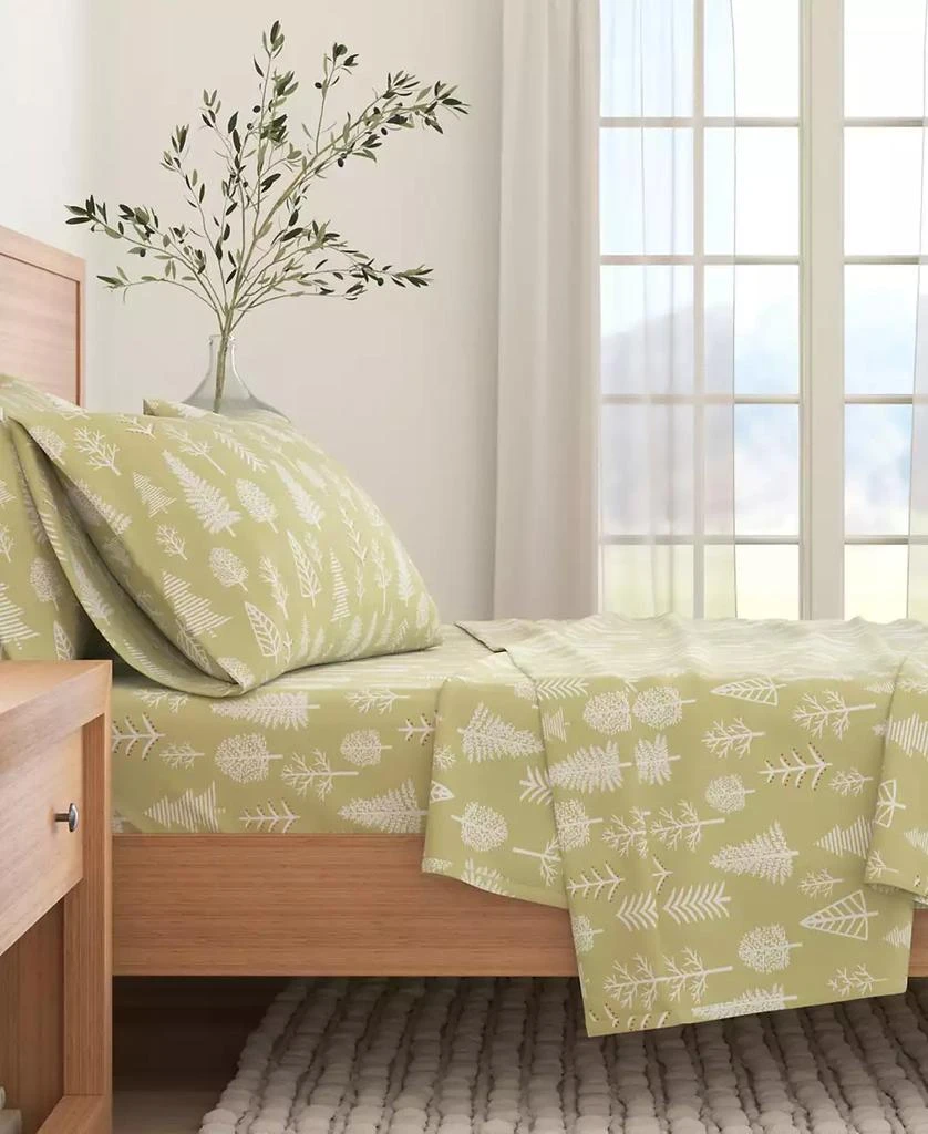 Linery 
Co Lodge Print Ultra-Soft Turkish Cotton Flannel Sheet Set 6