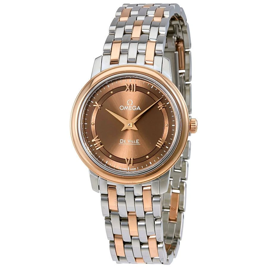 Omega De Ville Chestnut Dial Ladies Watch 424.20.27.60.13.001 1