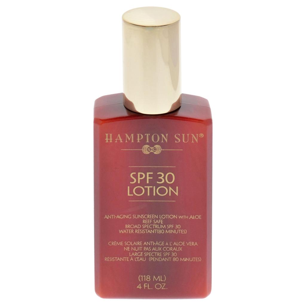 Hampton Sun Anti-Aging Sunscreen Lotion SPF 30 by  for Unisex - 4 oz Lotion