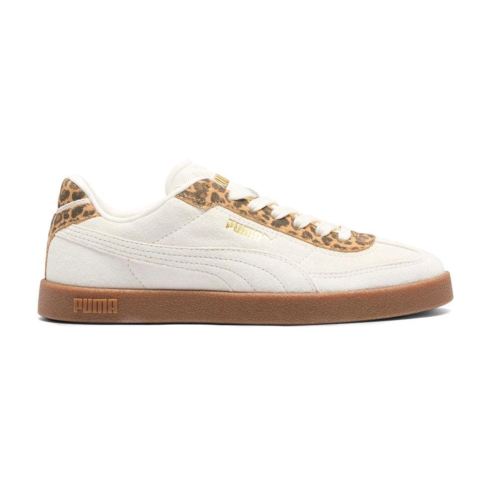 Puma Club II Era SD Leopard Lace Up Sneakers