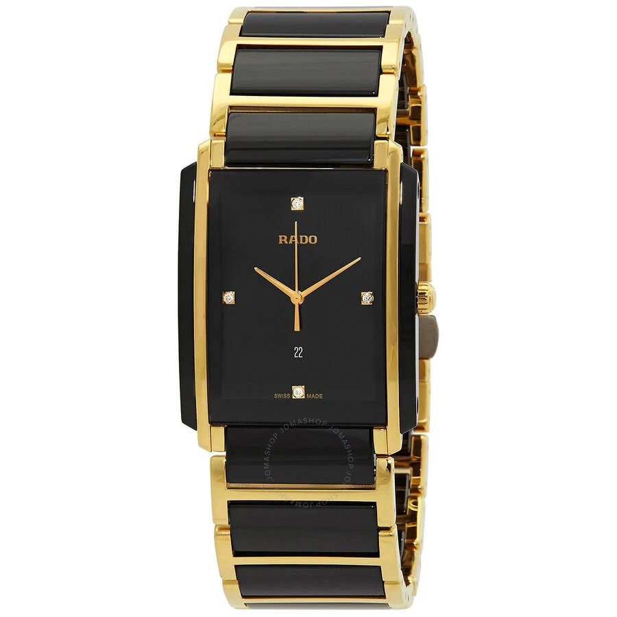 Rado Integral Jubile Black Dial Unisex Watch R20204712 1