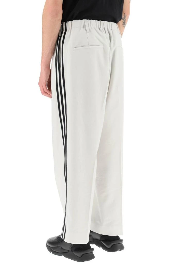 Y-3 lightweight twill pants with side stripes 3