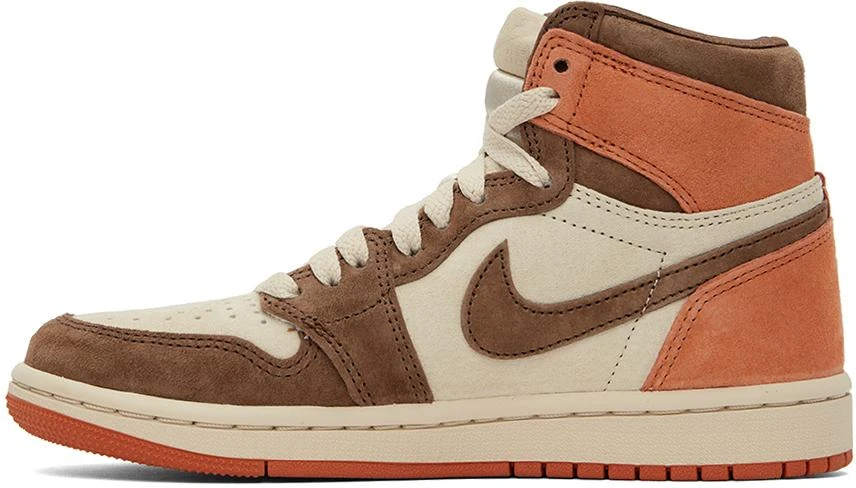 Jordan Beige & Brown Air Jordan 1 High Sneakers 3