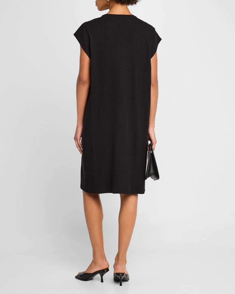 Eileen Fisher Ribbed Scoop-Neck T-Shirt Dress 3
